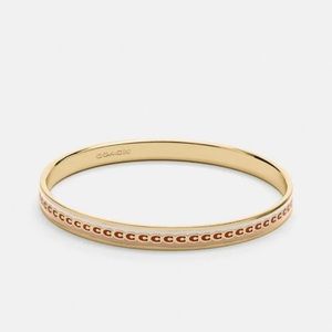 COACH SIGNATURE BANGLE BRACELET